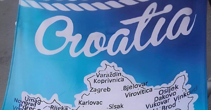 Ručnik s printom karte Hrvatske zabavio je ekipu na Fejsu, nemoguće je prebrojati sve greške