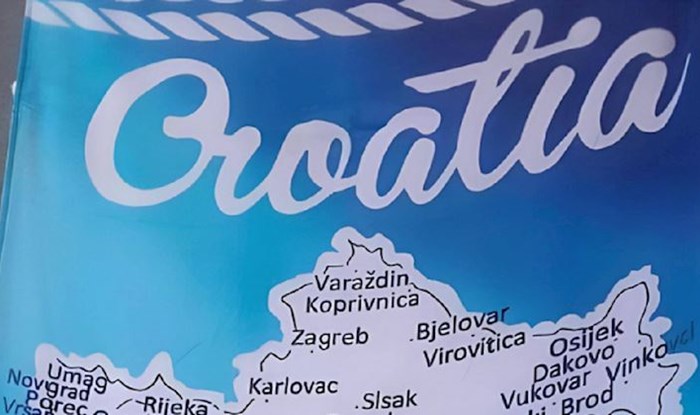 Ručnik s printom karte Hrvatske zabavio je ekipu na Fejsu, nemoguće je prebrojati sve greške