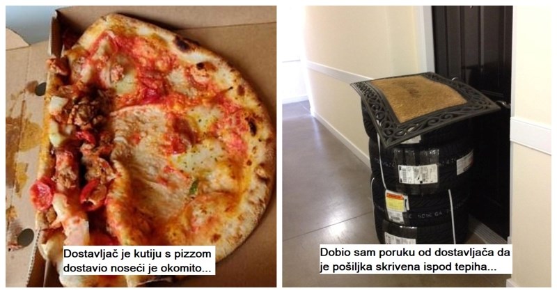 10 bisera dostavljača, na koje se naručitelji pošiljki nisu mogli niti naljutiti od smijeha