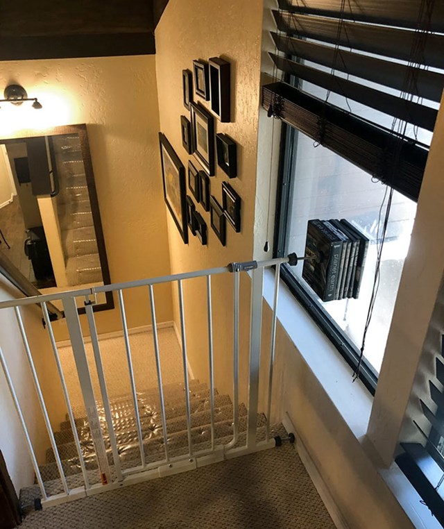 Rekli smo da dolazimo s dvogodišnjakom, vlasnica apartmana rekla je da imaju vrlo sigurnu zaštitu na stepenicama