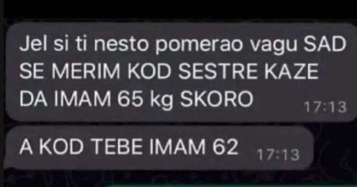 Uhvatila je dečka da je namještao vagu da ona ispadne mršavija, morate vidjeti njegovo objašnjenje