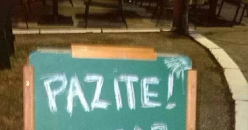 Neobična obavijest na ploči kafića u Tuzli hit je u regiji, odmah ćete vidjeti zašto