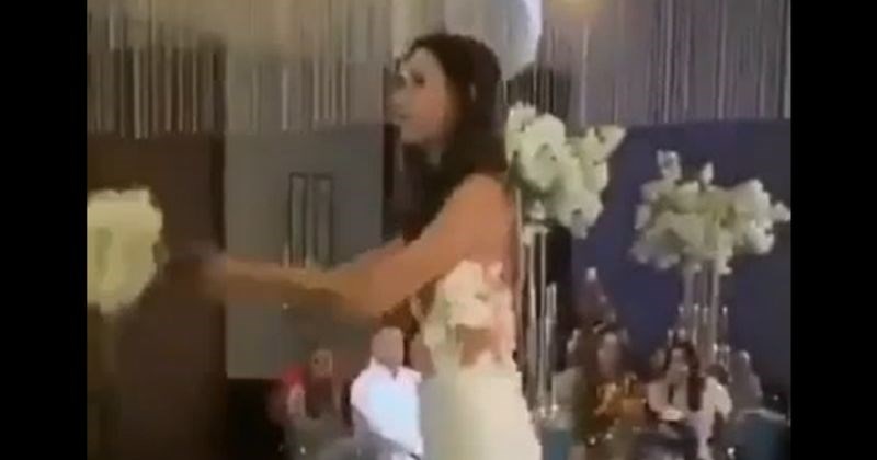 Mladenka je bacala buket kada se dogodio filmski splet okolnosti, urnebesna snimka hit je na Fejsu