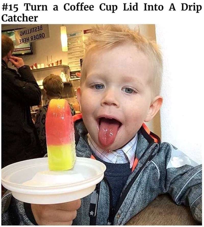 Poklopac od šalice za kavu ima više funkcija: