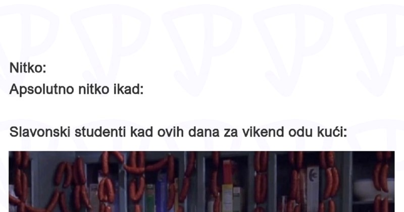 Fora o slavonskim studentima ovih dana nasmijala je ekipu s Fejsa, odmah ćete vidjeti zašto