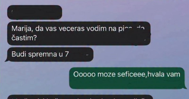 Šefica je častila pićem svoju radnicu, morate vidjeti ljutitu poruku koju joj je poslije poslala