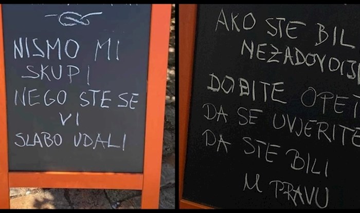 Bar na Pelješcu apsolutni je hit Fejsa zbog komičnih poruka na reklamnoj ploči, donosimo najbolje!