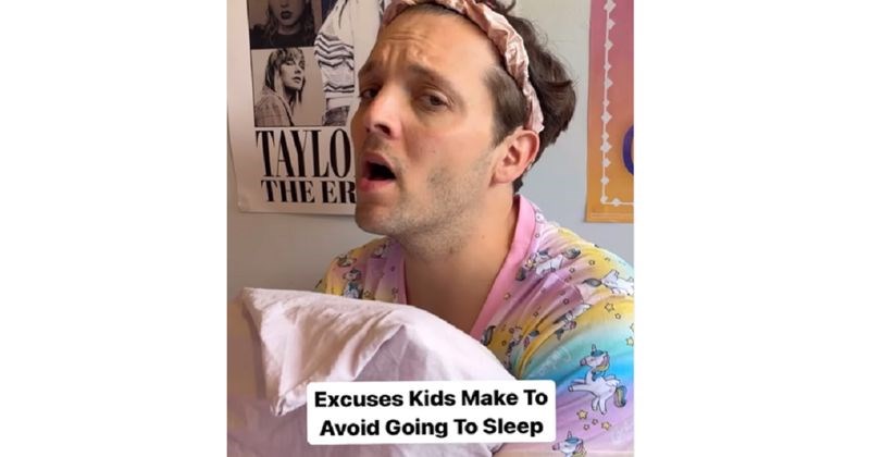 U komičnom videu tip nabraja trikove njegove djece kojima izbjegavaju odlazak na spavanje, hit je!