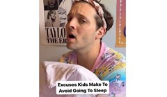 U komičnom videu tip nabraja trikove njegove djece kojima izbjegavaju odlazak na spavanje, hit je!