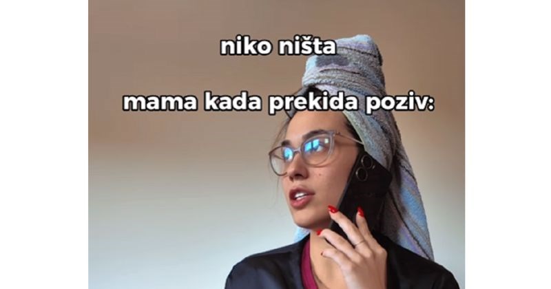 Ovako svaka, ali baš svaka mama završava poziv s rodbinom i prijama, video je totalna istina!!!