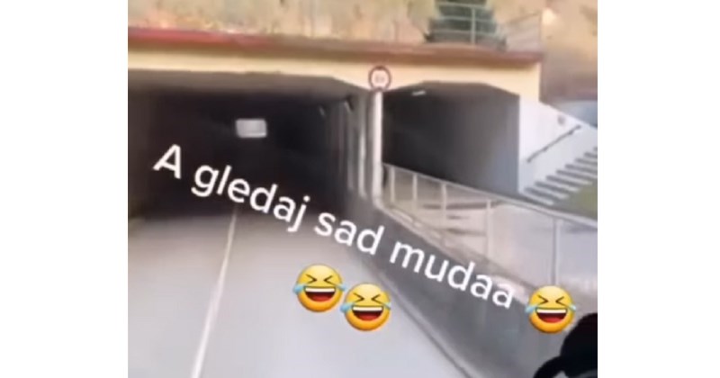 Vozač autobusa našao se pred tunelom sumnjive visine i odlučio je riskirati. Video je hit!