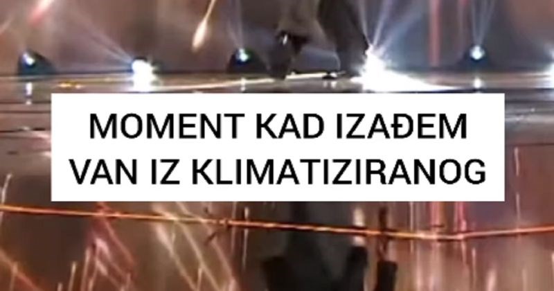 Fora o reakciji apsolutno svakog čovjeka na ovu vrućinu širi se mrežama brzinom munje, urnebesna je