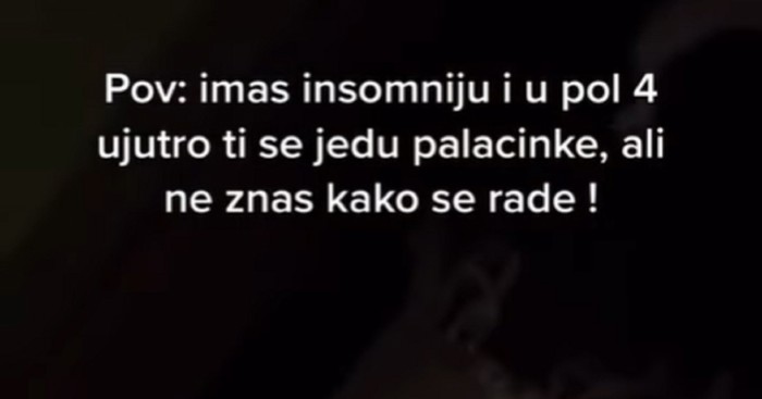 Probudio je baku u 4 ujutro zbog recepta za palačinke, plakat ćete od smijeha na njenu reakciju