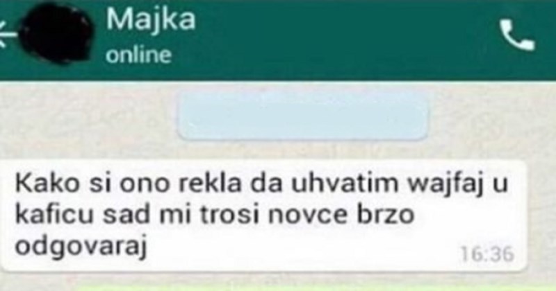 Dopisivanje jedne mame i sina hit je na Fejsu, za sve je zaslužan urnebesan nesporazum