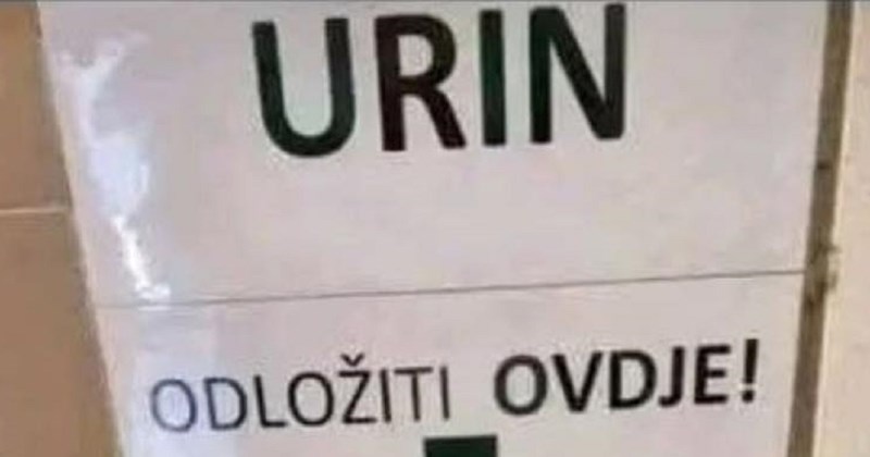 Netko je fotkao urnebesnu slučajnost u ambulanti, fotka je odmah postala hit u cijeloj regiji