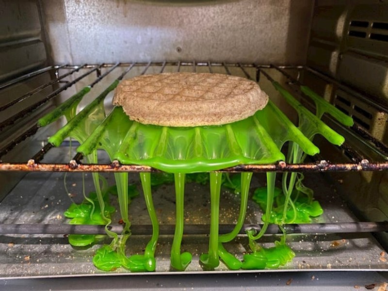 Čula sam vrisak i riječi: "Mama, nešto zeleno mi curi iz wafla!"