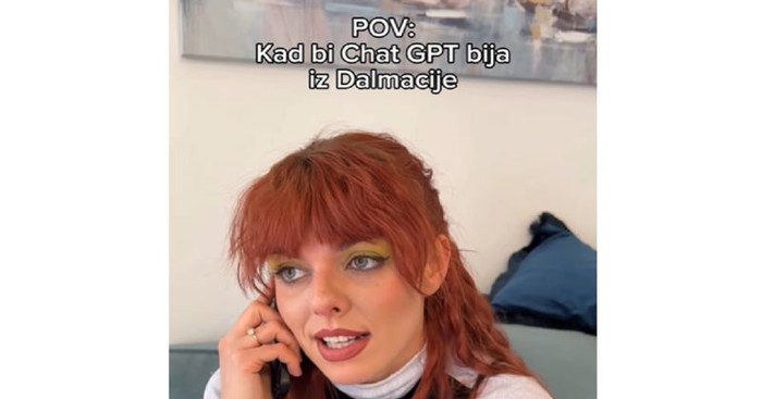 Kada bi Chat GPT bio Dalmatinka, zvučao bi upravo ovako! Video je nasmijao tisuće!