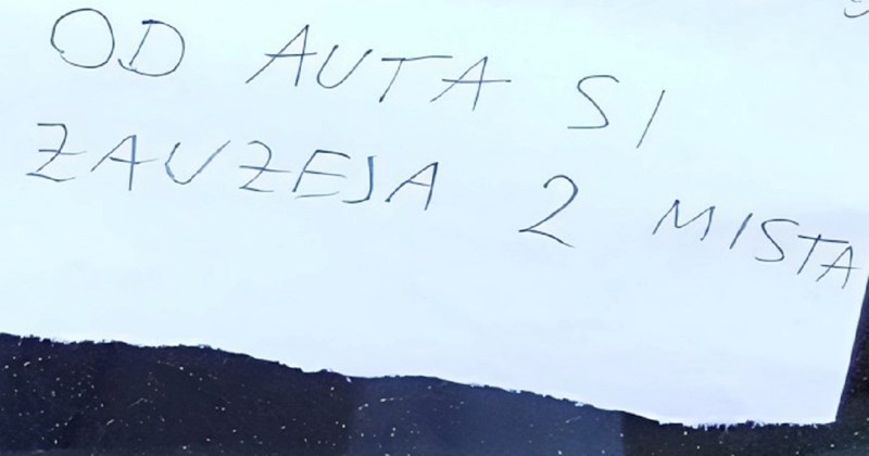 Poruka na autu fotkana negdje u Dalmaciji nasmijala je ekipu na Fejsu, morate vidjeti