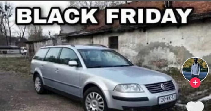 Fora o primamljivoj ponudi za Black Friday skupila je preko 200 000 lajkova, urnebesna je!