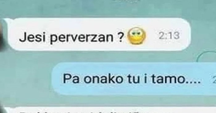 Dopisivanje cure i dečka postalo je hit u regiji zbog njegovog urnebesnog odgovora, morate vidjeti