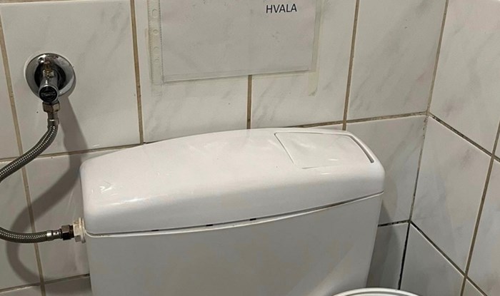 Natpis fotkan u WC-u kafića u Imotskom totalni je hit na Fejsu, autor je bio baš maštovit u molbi