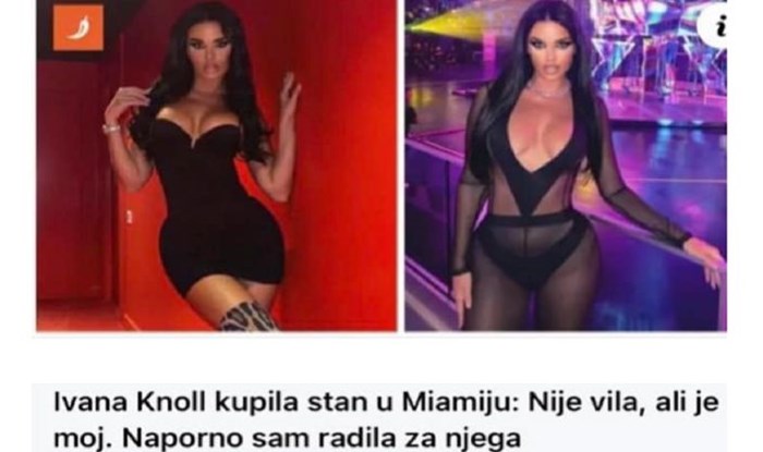 Nakon vijesti da je Knoll Doll kupila stan u Miamiju, ovaj komentar srušio je Internet. Urnebesan je