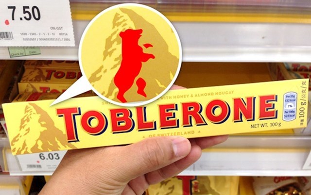 Jeste li skužili da se na planini, koja je na pakiranju Toblerone čokolade, može vidjeti sjena medvjeda?
