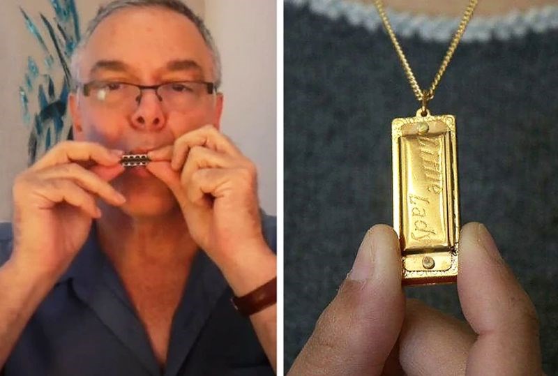 A ovo je Mala Dama— najmanja usna harmonika na svijetu.