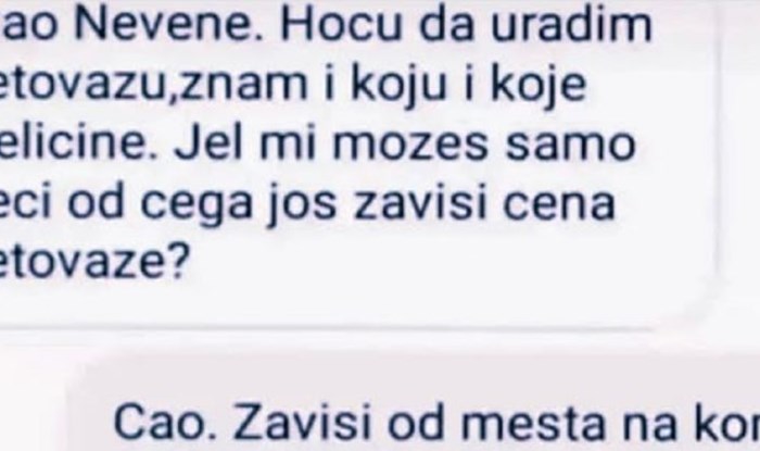 Cura je htjela tetovažu pa se raspitivala o cijeni, urnebesan nesporazum nasmijao je regiju