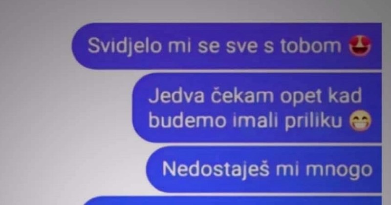 Zaljubljeni tip je imao izljev emocija preko poruka curi, a onda mu je odgovorio njen muž