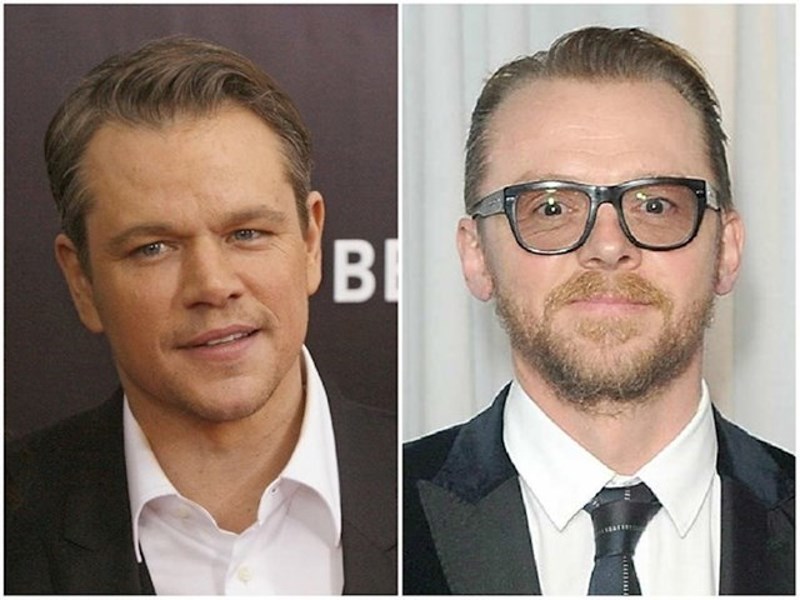 Matt Damon i Simon Pegg