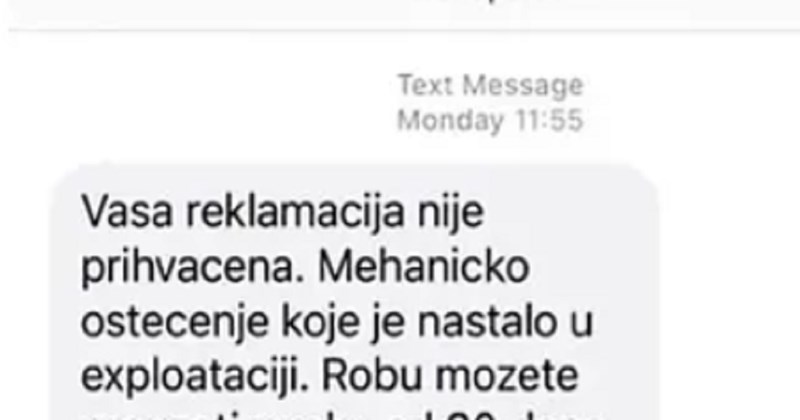 Tipu nisu prihvatili reklamaciju nakon dostave oštećene robe, tri "čarobne" riječi su sve riješile