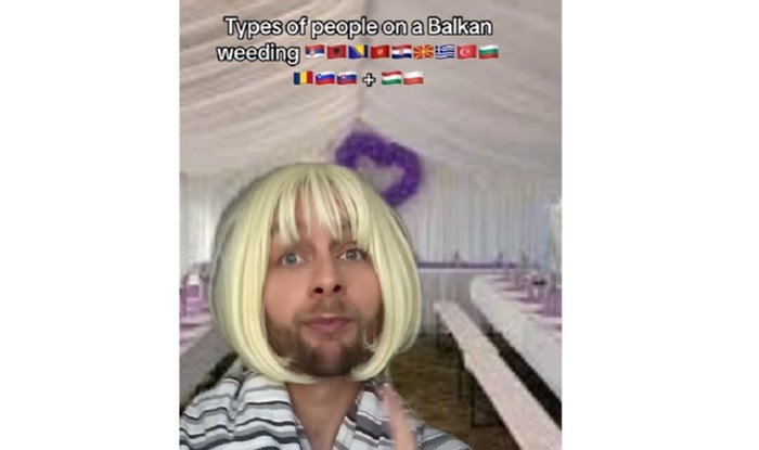 Video koji prikazuje tipove ljudi na balkanskim svadbama hit je na IG-u, urnebesan je!