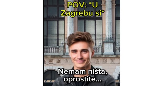 Ekipa na Fejsu masovno šera ovaj video, situacija će biti dobro poznata svim Zagrepčanima