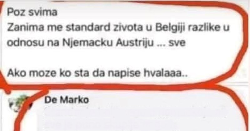 Balkanac se selio iz Njemačke u Belgiju, morate vidjeti savjete koje mu je dao ovaj genijalac