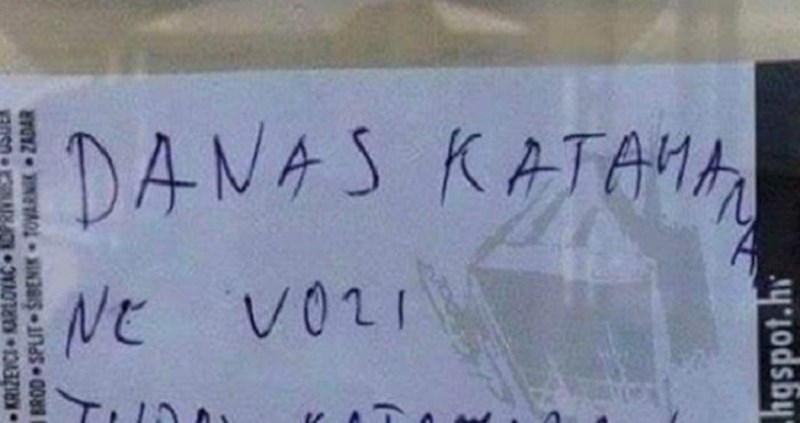 Fejsom se širi urnebesan prijevod jedne obavijesti fotkane u Splitu, plakat ćete od smijeha