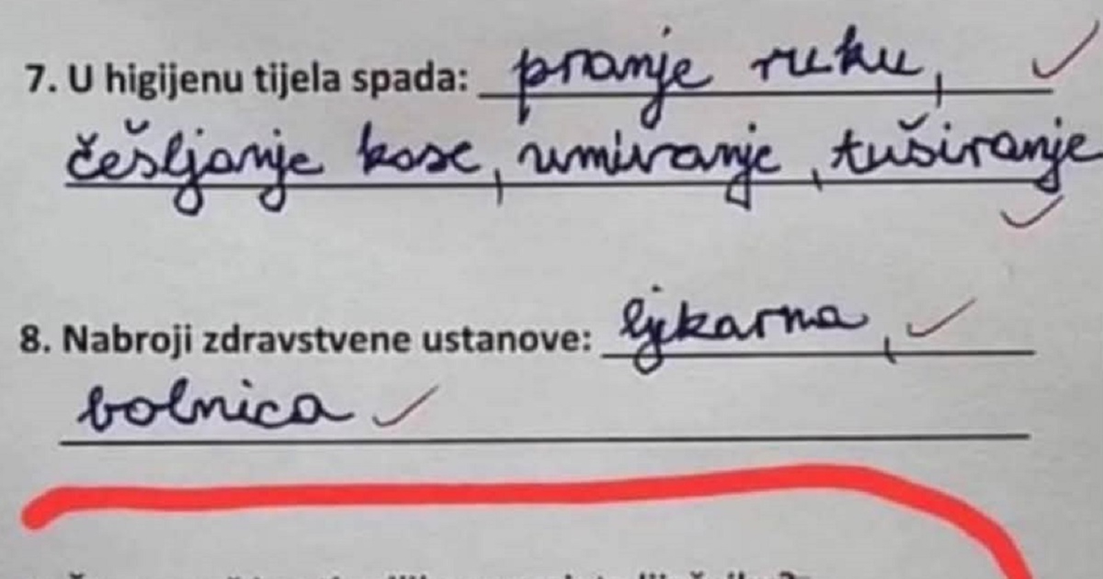 Urnebesan odgovor osnovnoškolca objasnio je kako stvari STVARNO funkcioniraju u RH, hit je!