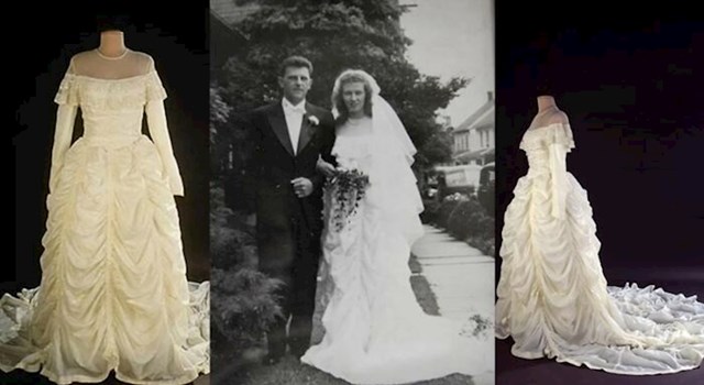 Vjenčanica napravljena od padobrana koji je spasio život njenog muža u Drugom svjetskom ratu