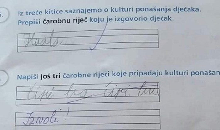 Učenik je oduševio učiteljicu odgovorom na jedno pitanje, ovo je preslatko