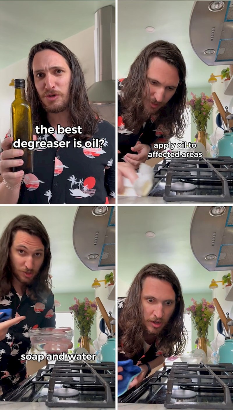 Najbolji odmašćivač je- ulje