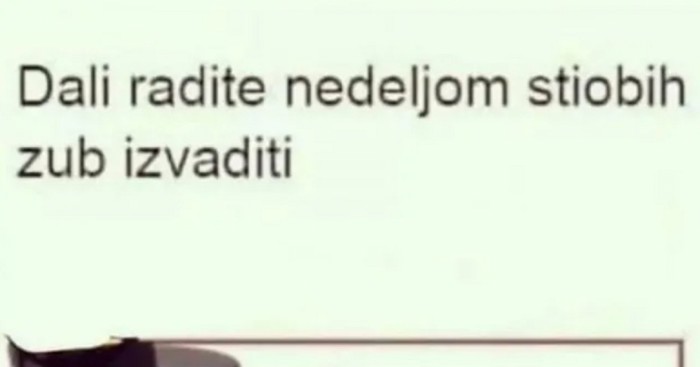 Hitno je trebao zubara koji radi nedjeljom, svi plaču od smijeha na savjet jednog tipa