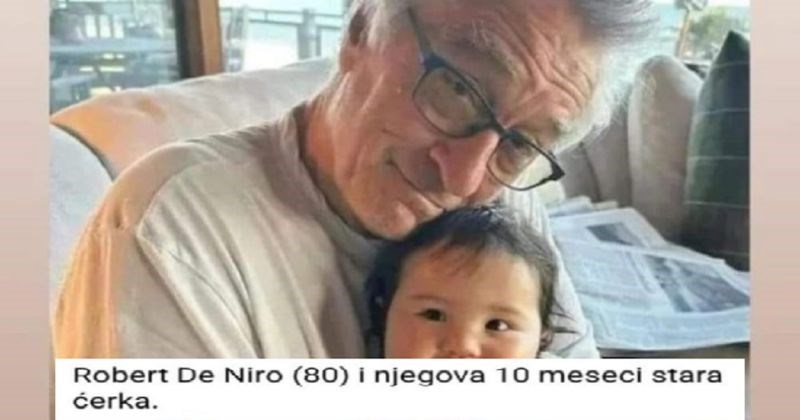 Internet je uzeo na pik Roberta De Nira nakon objave fotke s kćerkom, ovaj komentar šera se kao lud