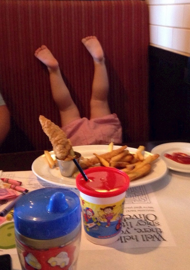 Opuštena večer s našom kćerkicom