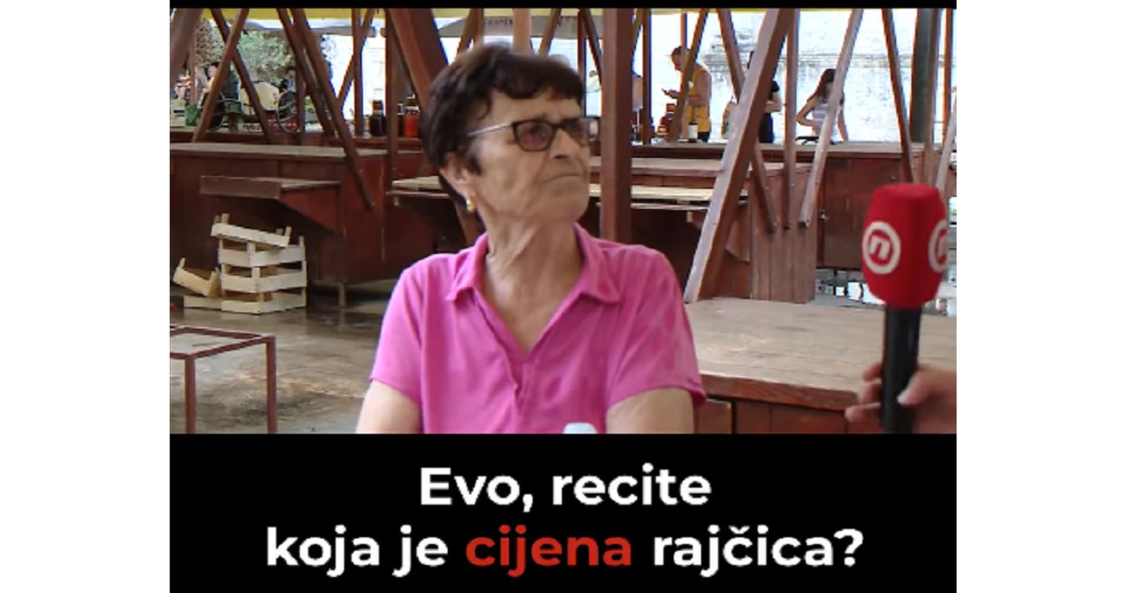 Novinari Nove TV pitali su prodavačicu na tržnici za cijene rajčica, odgovor je brzo postao viralan