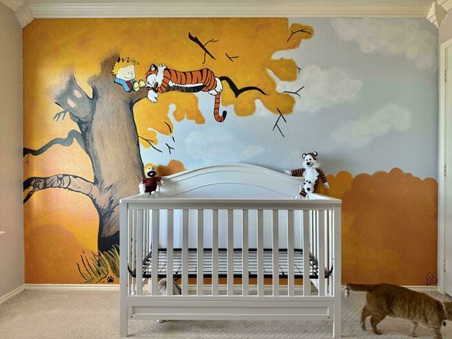 Mural za dječju sobu inspiriran stripom