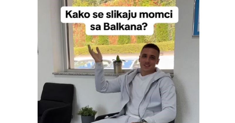 Tip je genijalno skinuo poze u kojima momci s Balkana poziraju za fotke, video je prejak!