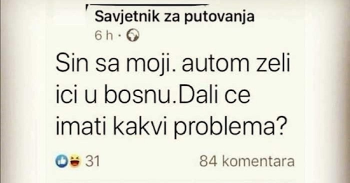 Tip je tražio savjet preko Fejsa, plakat ćete od smijeha kad vidite komentar jedne žene
