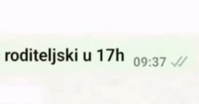 Sin je obavijestio mamu o terminu roditeljskog sastanka, njezin odgovor sada je hit u regiji