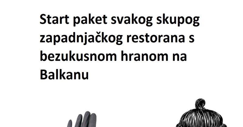 Fora o stranim modernim restoranima na Balkanu nasmijala je mreže, totalno je pogođena!
