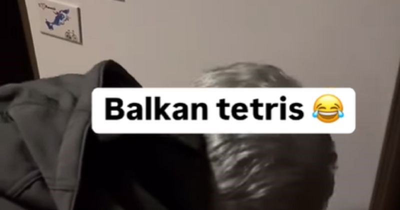 Netko je ovu svakodnevnu aktivnost nazvao balkanskom verzijom tetrisa, mreže su oduševljene